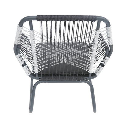 Set of 2 Idaho Woven Rope Chair