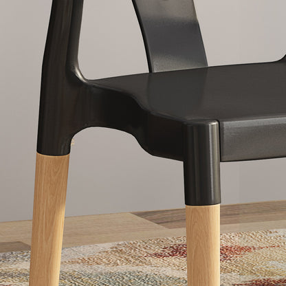 [Ship to Canada Only] Plastic Dining Chair (Set of 2)