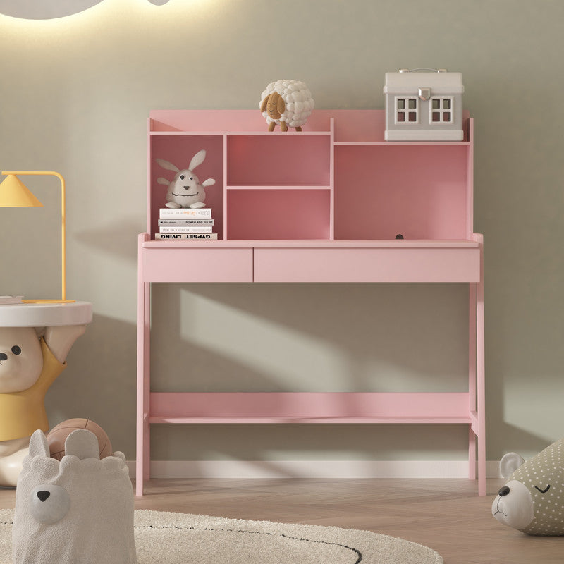 Solid Wood Kids Desk and Chair Set