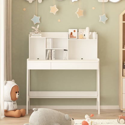 Solid Wood Kids Desk and Chair Set