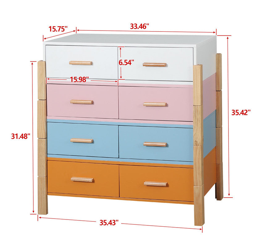 Colorful Free Combination Cabinet Dresser Storge Cabinet