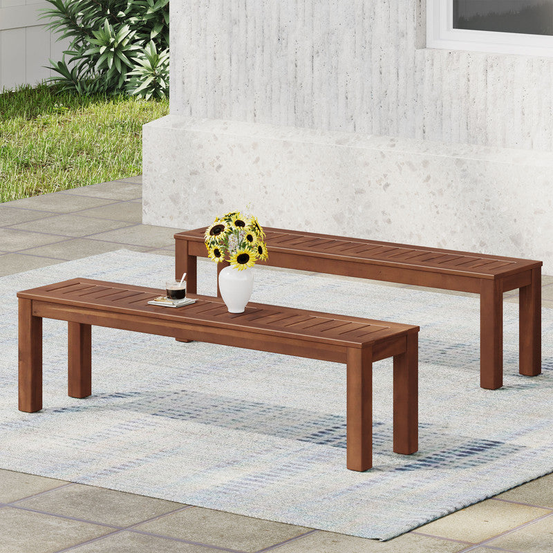 [Ship to Canada Only] Manila 61.75'' Bench (Set of 2)