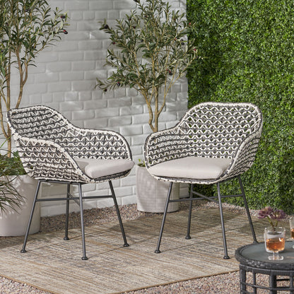 Set of 2 Herier Woven Chair