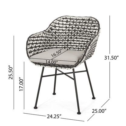 Set of 2 Herier Woven Chair