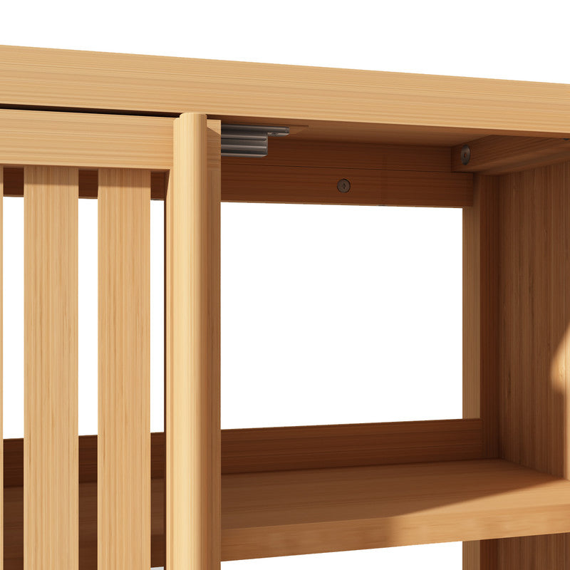 Bathroom Cabinet Wall Mounted Bamboo Toilet Storage Box