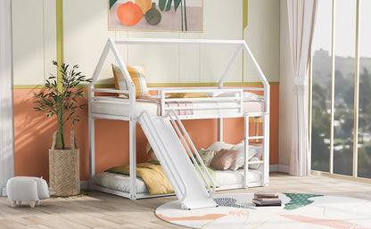 Bunk Bed with Ladder and Slide