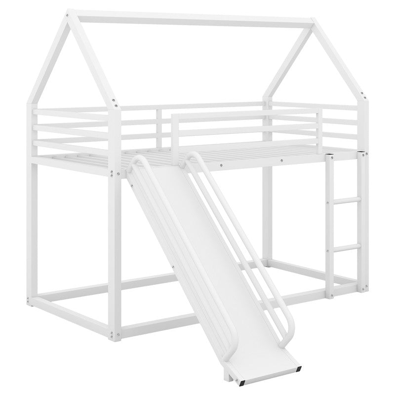 Bunk Bed with Ladder and Slide
