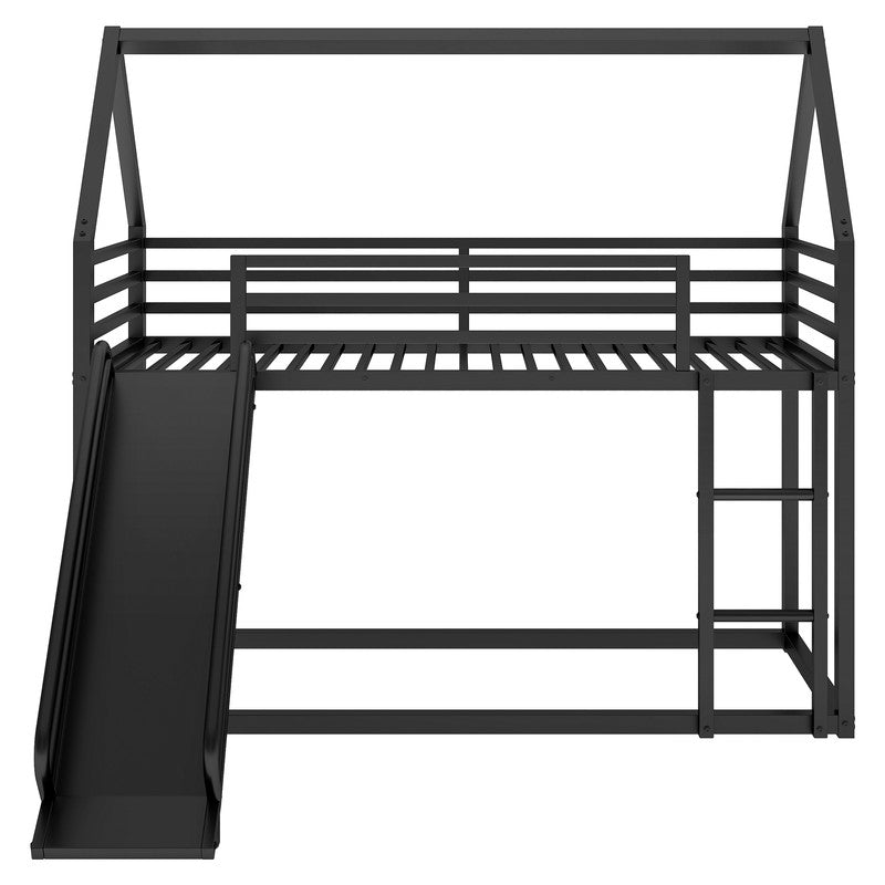 Bunk Bed with Ladder and Slide