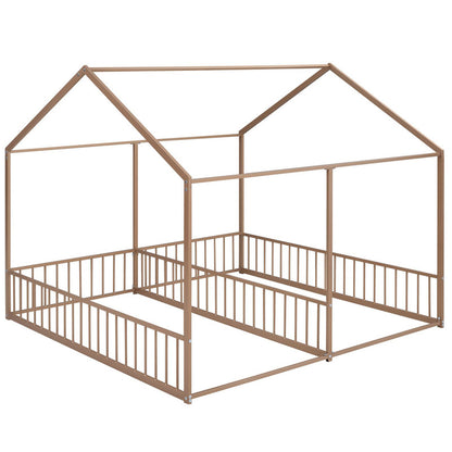 Metal Twin Size Platform Beds Two Shared Beds