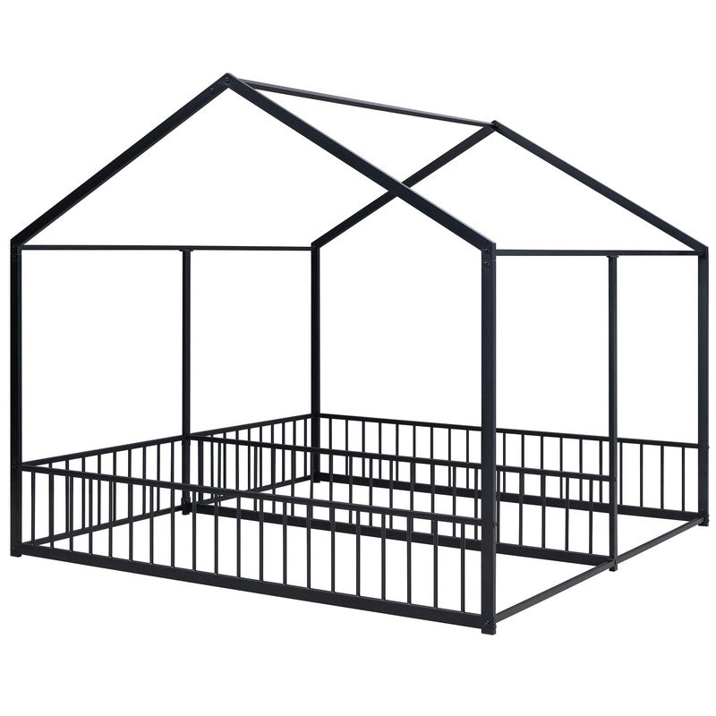 Metal Twin Size Platform Beds Two Shared Beds