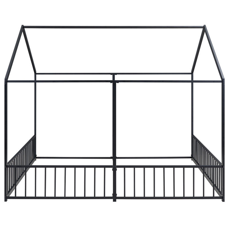 Metal Twin Size Platform Beds Two Shared Beds