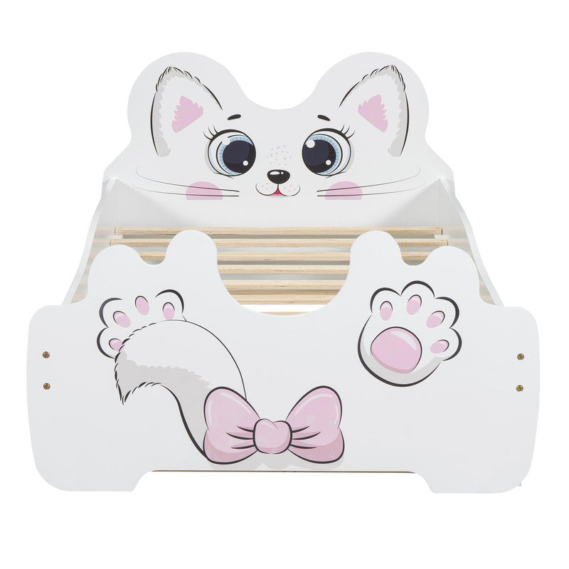 Cartoon Twin Size Platform Bed with Trundle