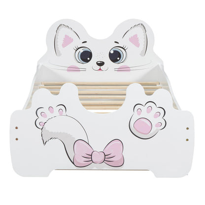 Cartoon Twin Size Platform Bed with Trundle