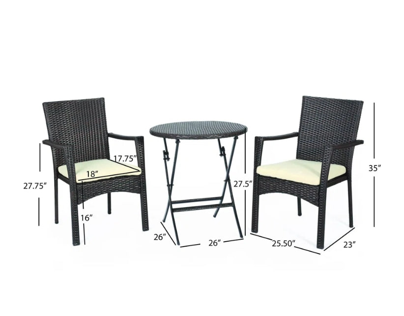 [Ship to Canada Only] Elba Bistro Set 3pcs