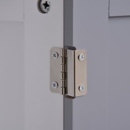 Pedestal Sink Storage Cabinet, Vanity Base Cabinet, Under Sink Bathroom Cabinet with U-shape Cut-Out and Adjustable Internal Shelf