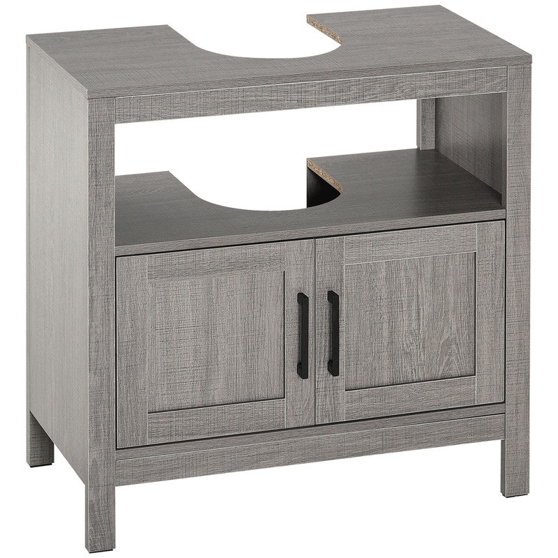 Bathroom Vanity with 2 Doors and Open Shelf