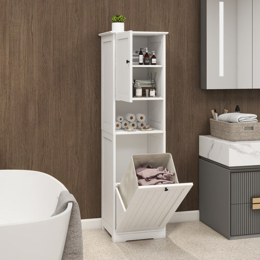 One-Compartment One-Door Tilt-Out Laundry Sorter Cabinet
