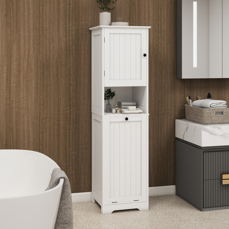 One-Compartment One-Door Tilt-Out Laundry Sorter Cabinet