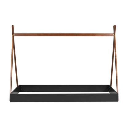 Twin Size Tent Floor Bed with Triangle Structure