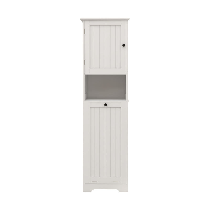 One-Compartment One-Door Tilt-Out Laundry Sorter Cabinet