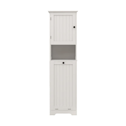 One-Compartment One-Door Tilt-Out Laundry Sorter Cabinet