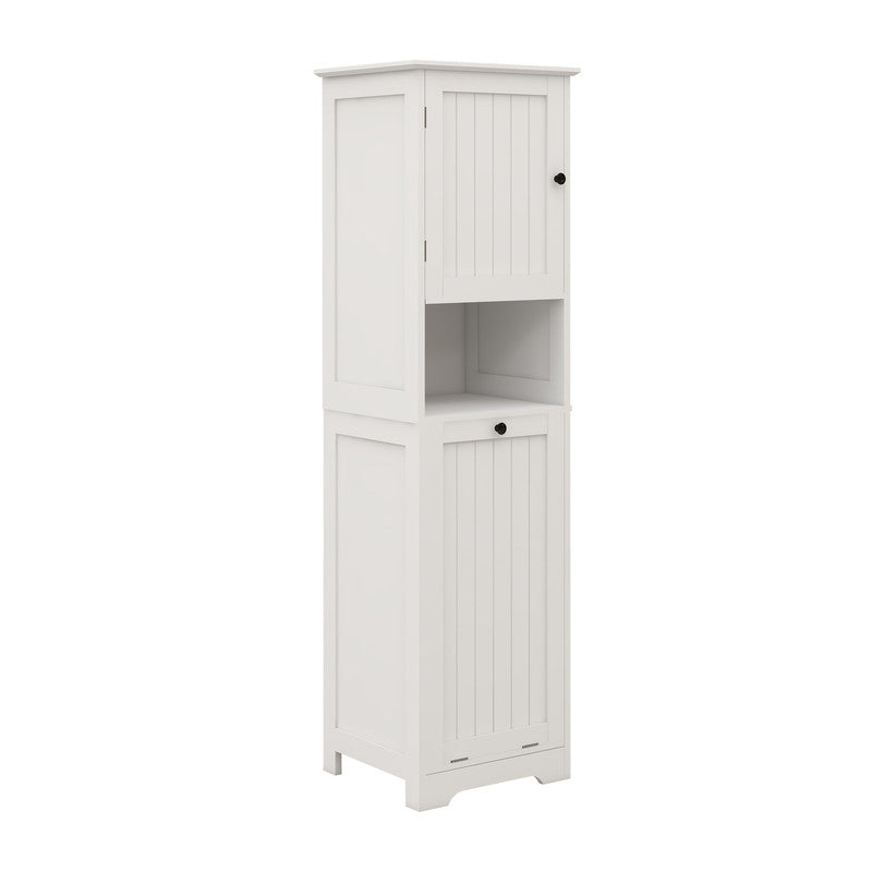 One-Compartment One-Door Tilt-Out Laundry Sorter Cabinet