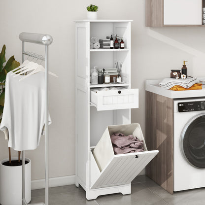 Tilt-Out Laundry Sorter Cabinet