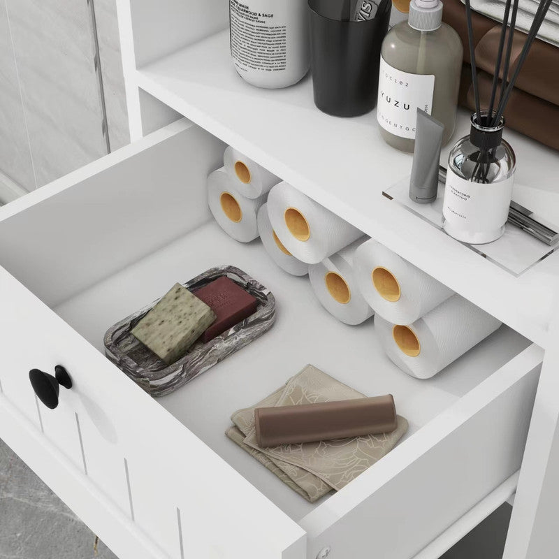 Tilt-Out Laundry Sorter Cabinet