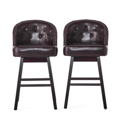 [Ship to Canada Only] Ogden Swivel Barstool (Set of 2)