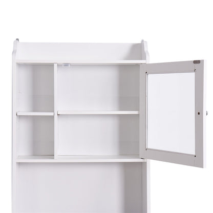 Modern Over The Toilet Space Saver Organization Wood Storage Cabinet
