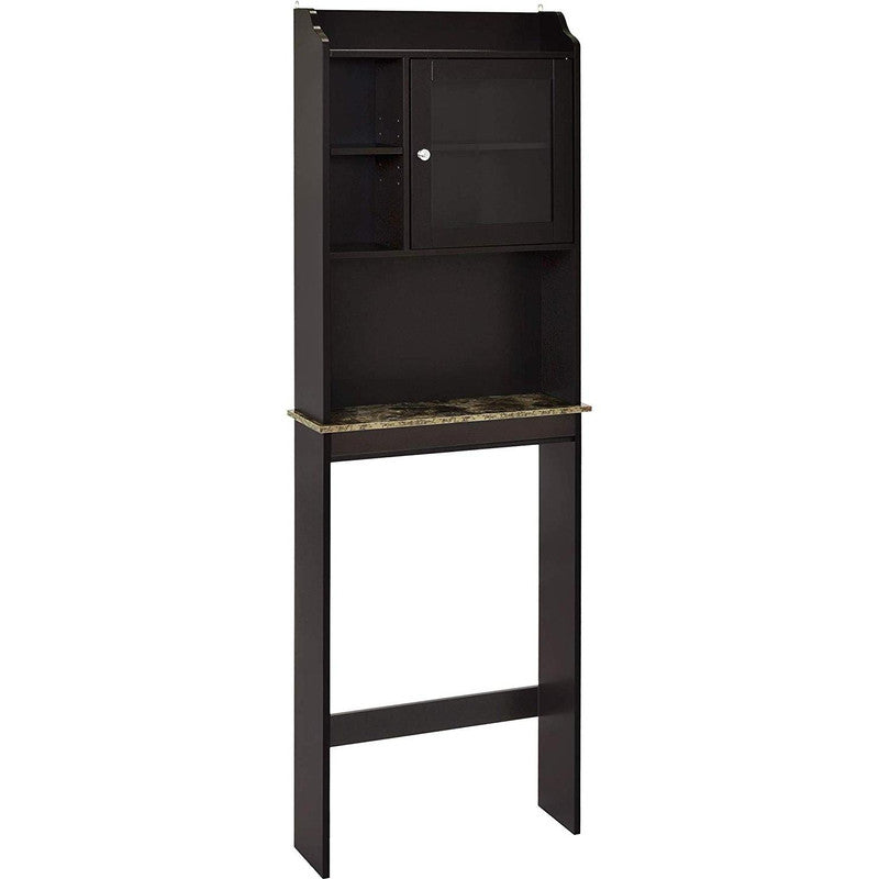 Modern Over The Toilet Space Saver Organization Wood Storage Cabinet