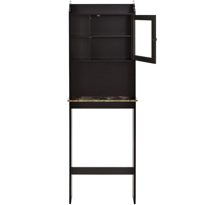 Modern Over The Toilet Space Saver Organization Wood Storage Cabinet