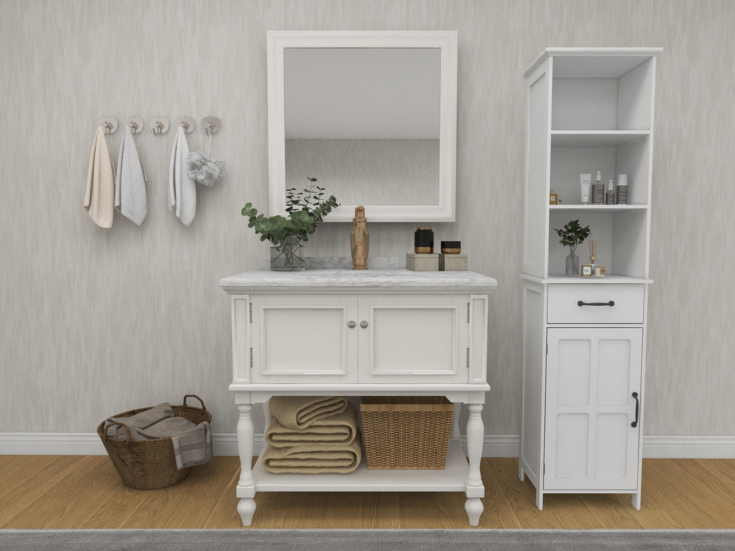 Floor Standing Cabinet with 1 Door and 1 Drawer
