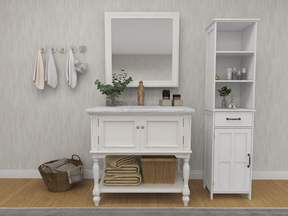 Floor Standing Cabinet with 1 Door and 1 Drawer