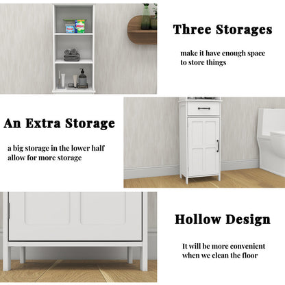 Floor Standing Cabinet with 1 Door and 1 Drawer