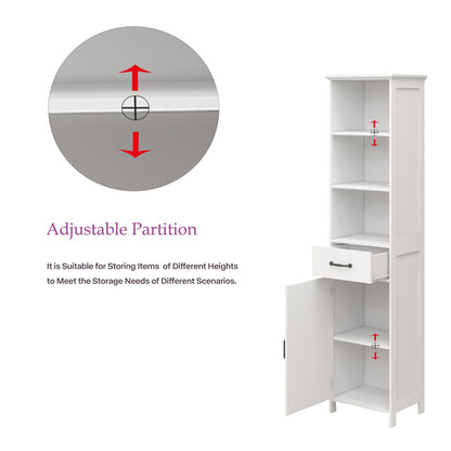 Floor Standing Cabinet with 1 Door and 1 Drawer