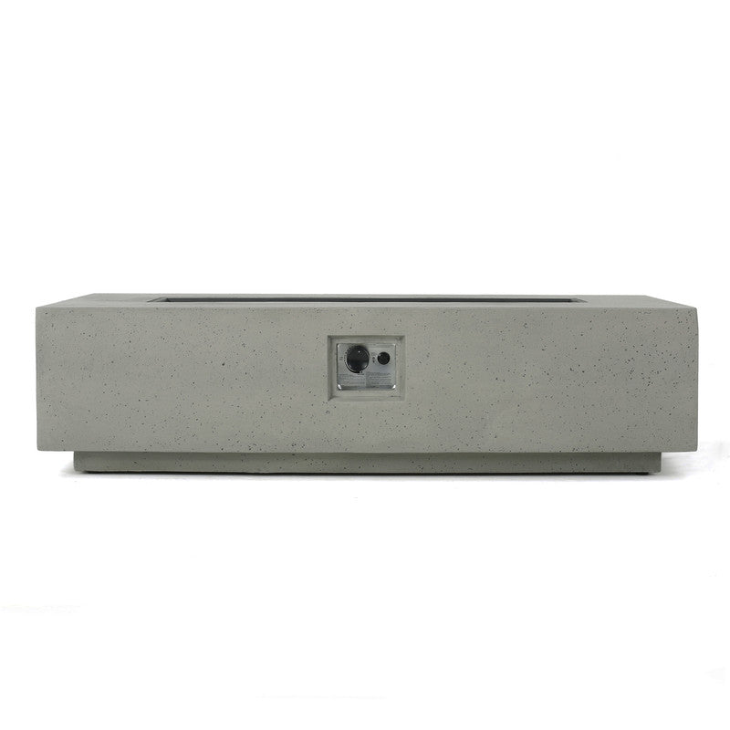 [Ship to Canada Only] 50000 BTU Rectangle Mgo Fire Table Tank Outside