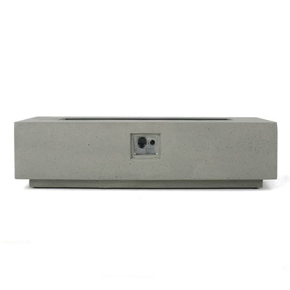 [Ship to Canada Only] 50000 BTU Rectangle Mgo Fire Table Tank Outside