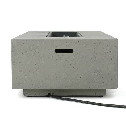 [Ship to Canada Only] 50000 BTU Rectangle Mgo Fire Table Tank Outside