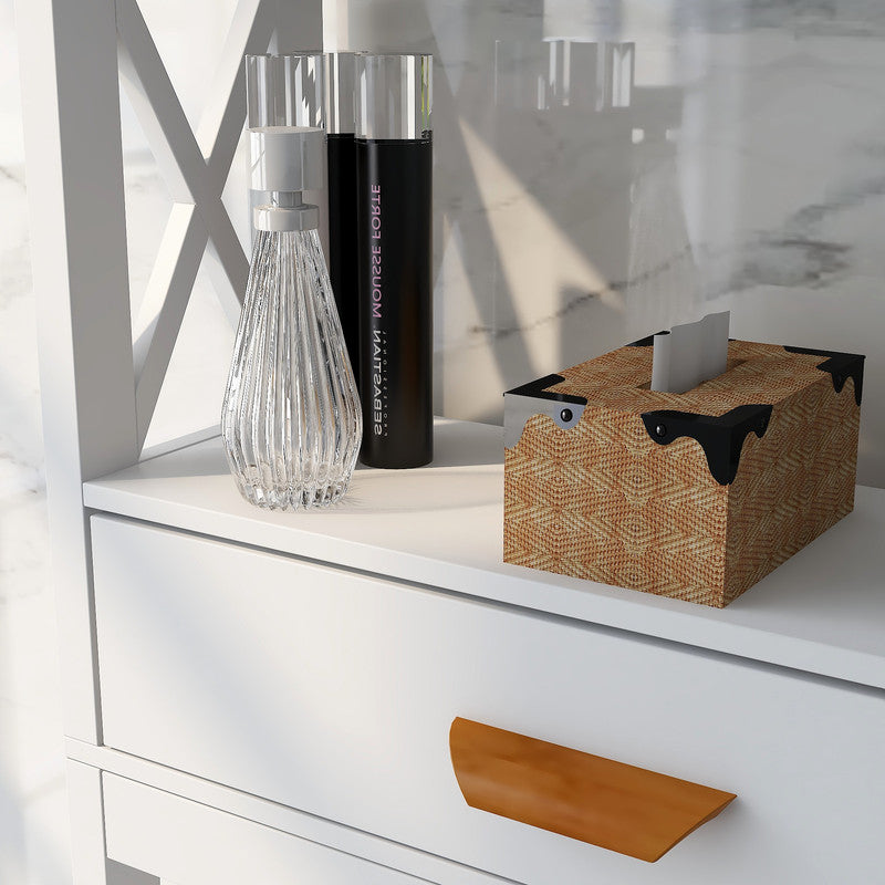 Storage Cabinet with 1 Drawer and 2 Shelves Space Saver Bathroom Rack