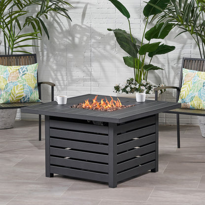 [Ship to Canada Only] Square Iron Fire Pit - 50000BTU