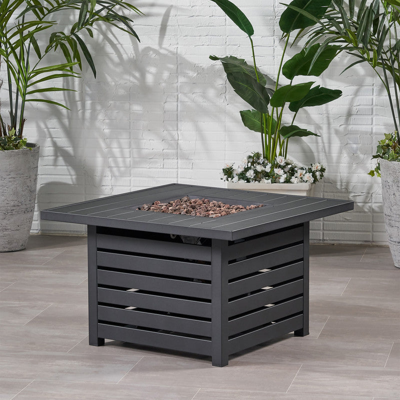 [Ship to Canada Only] Square Iron Fire Pit - 50000BTU