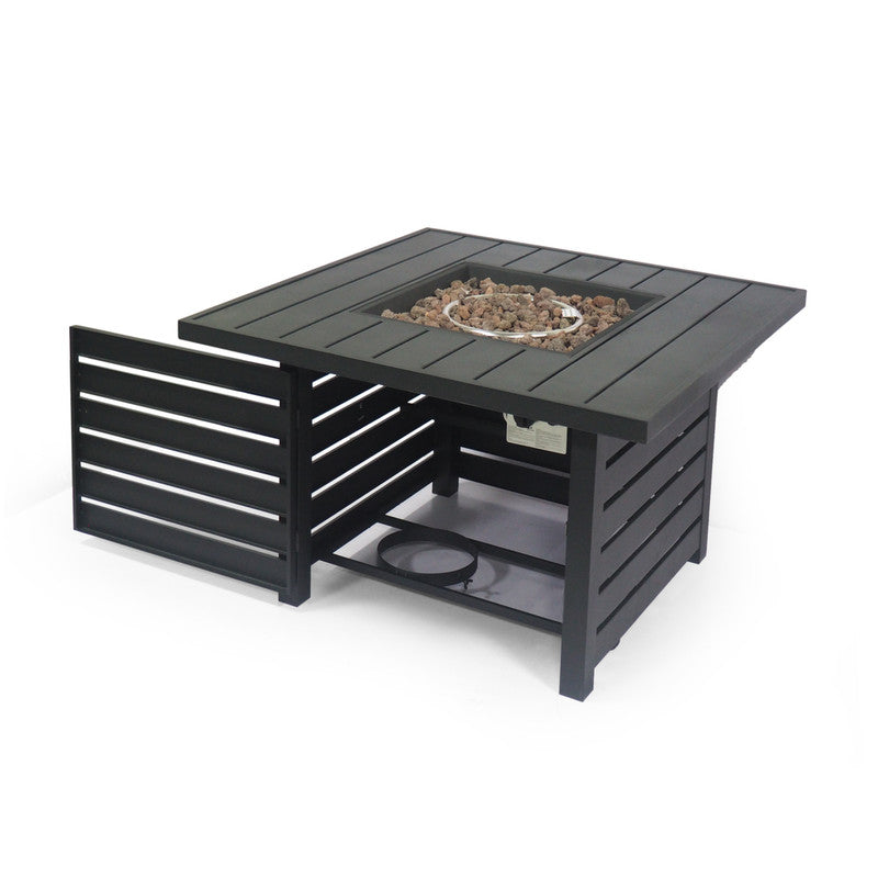 [Ship to Canada Only] Square Iron Fire Pit - 50000BTU