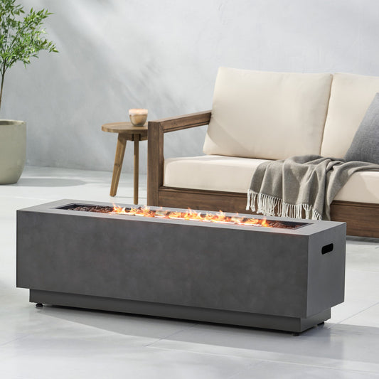 [Ship to Canada Only] Rectangular Iron Fire Pit - 50000 BTU