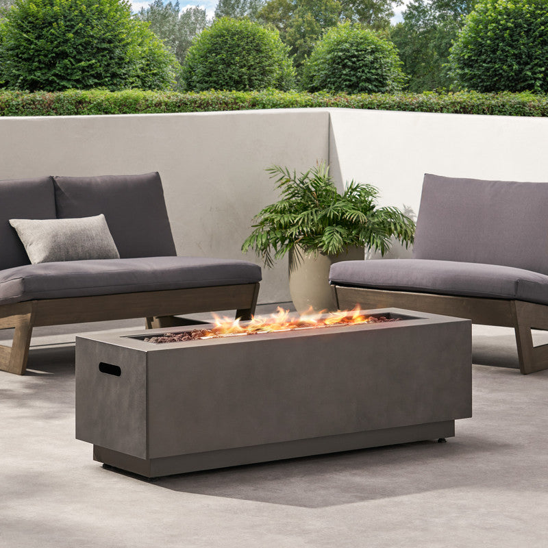 [Ship to Canada Only] Rectangular Iron Fire Pit - 50000 BTU