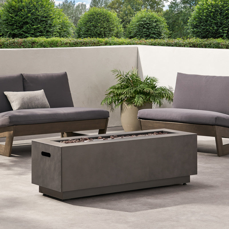 [Ship to Canada Only] Rectangular Iron Fire Pit - 50000 BTU