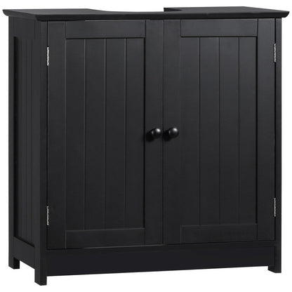 Bathroom Washbasin Cabinet with 2 Doors and Shelf, Pedestal Sink Bathroom Vanity Cabinet