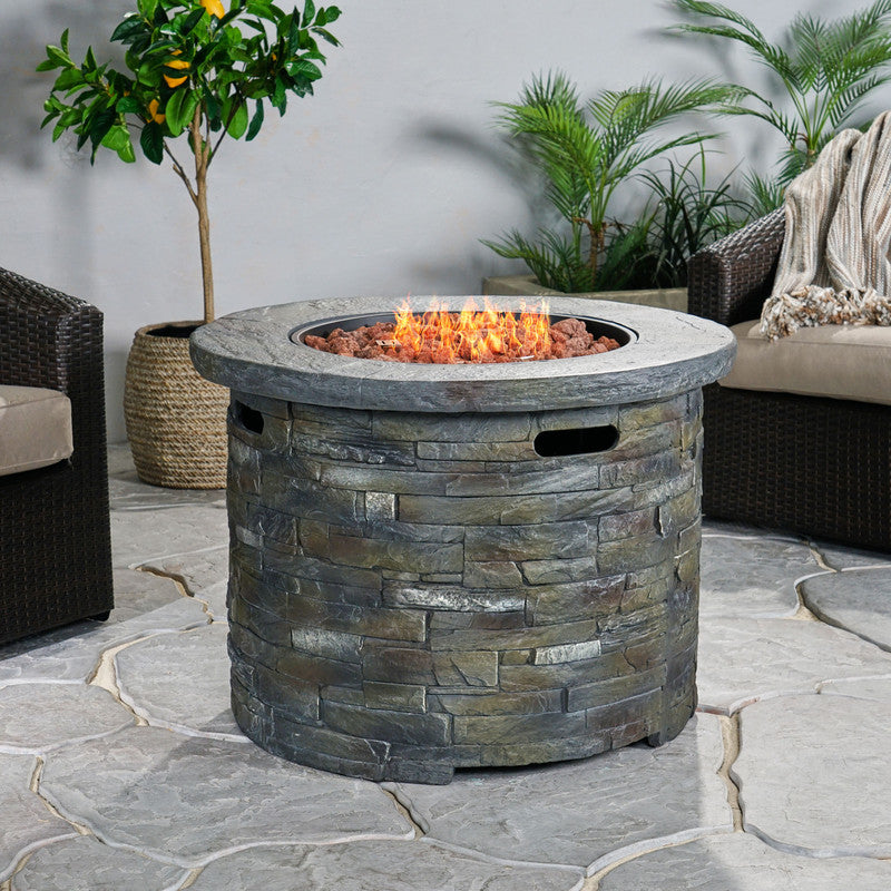 [Ship to Canada Only] 35'' 40000 BTU Firepit - Round
