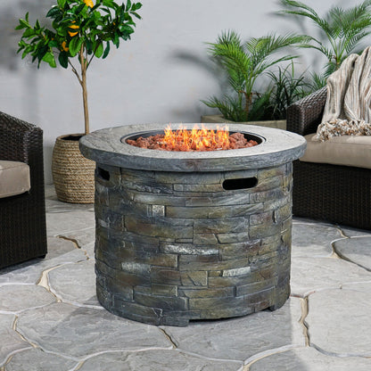 [Ship to Canada Only] 35'' 40000 BTU Firepit - Round