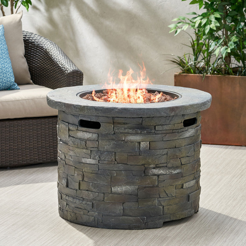 [Ship to Canada Only] 35'' 40000 BTU Firepit - Round
